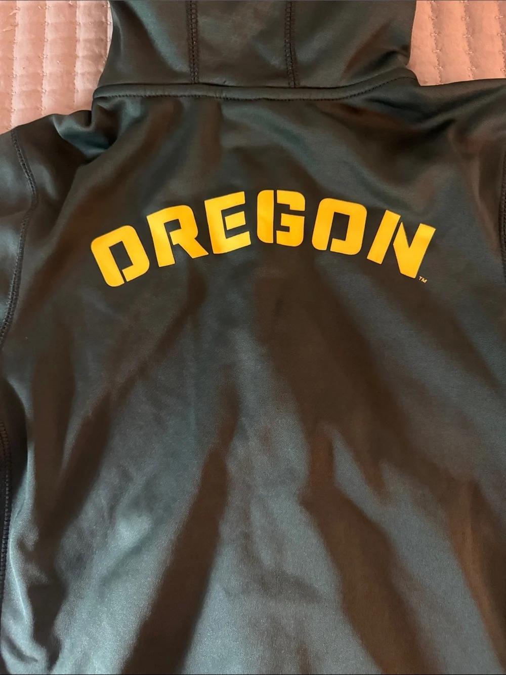 Nike Green & Yellow Oregon O Logo Full-Zip Hoodie